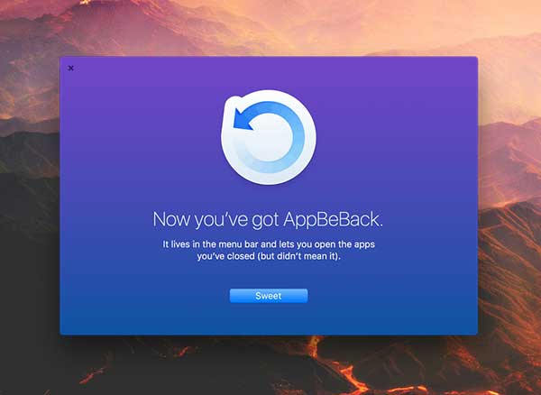 AppBeBack Mac