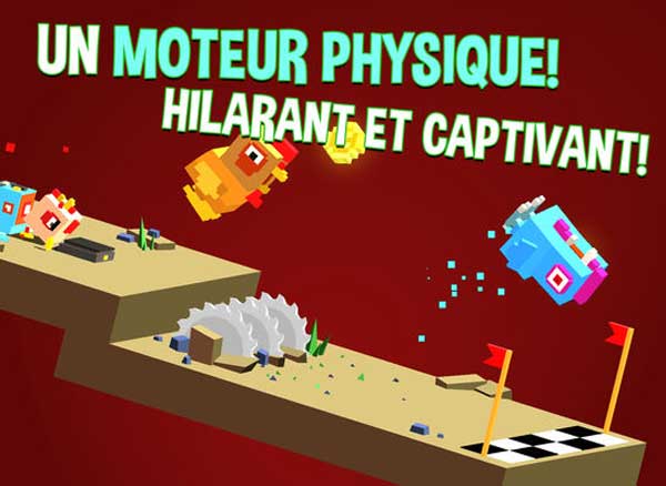 Jeu Flippy Hills iPhone iPad