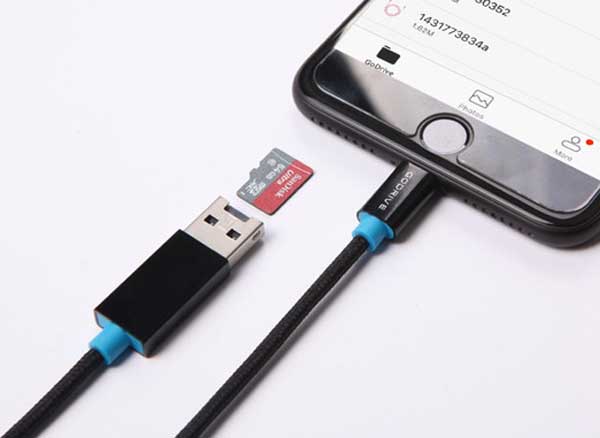 Cable USB Lightning Halos GoDrive Pro