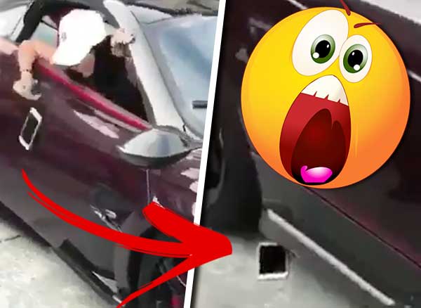 accident iphone 7 voiture roule femme