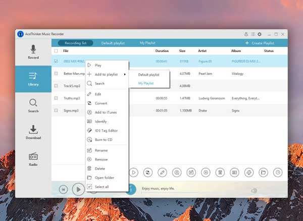 AceThinker Music Recorder Mac