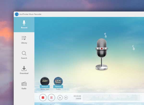 AceThinker Music Recorder Mac