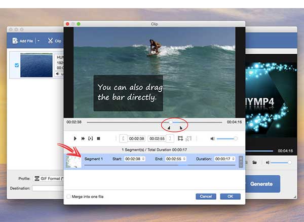 AnyMP4 Video 2 GIF Maker Mac