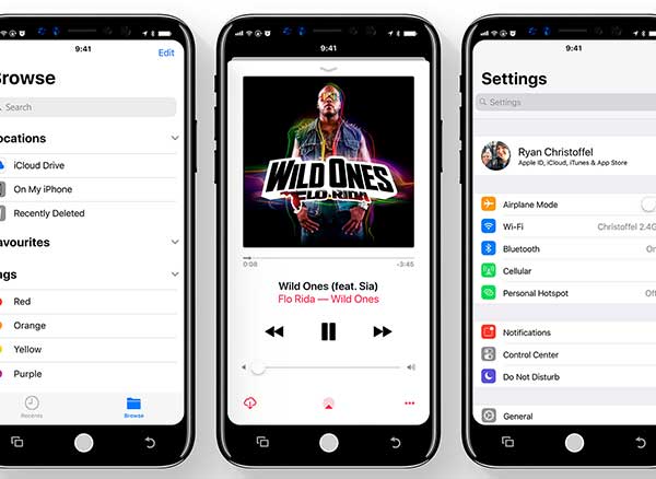 Concept iPhone 8 iOS 12