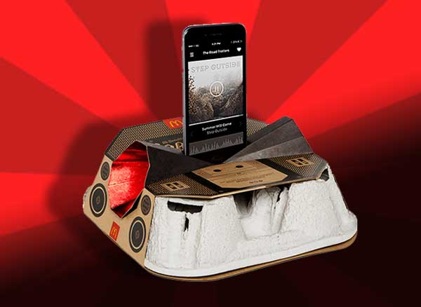 Support Boissons McDo Dock iPhone