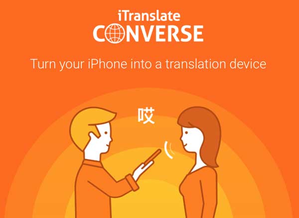 iTranslate Converse iPhone