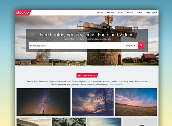 StockIO Banque Photos Video Police Icone