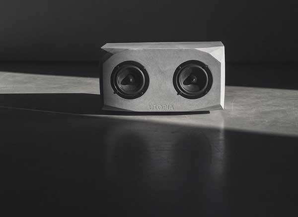 Enceinte Connectée Béton UTOPIA