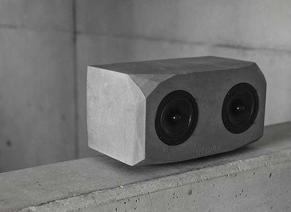 Enceinte Connectée Béton UTOPIA