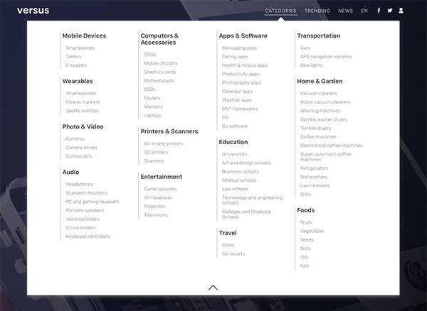 Versus Comparateur Universel Gratuit