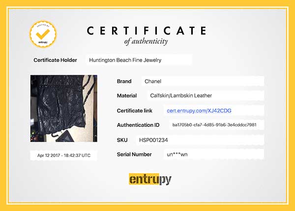 Entrupy Detecteur Contrefacon iPhone