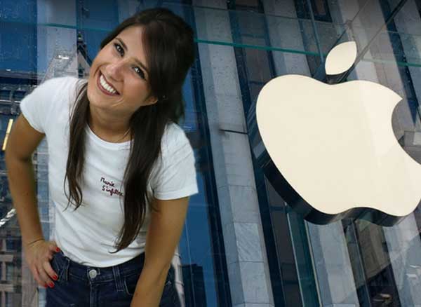 camera cachee marie infiltre apple store
