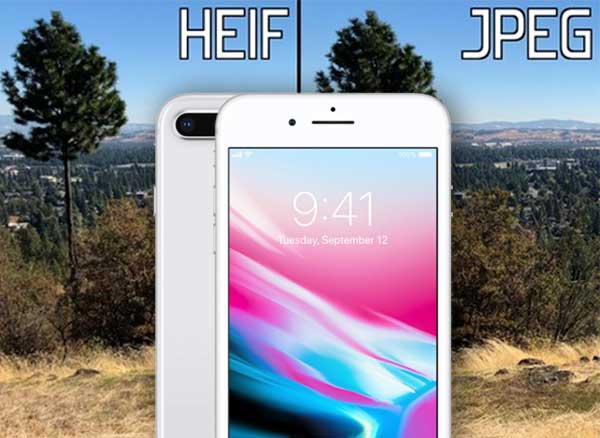 HEIF vs JPEG iPhone iOS 11
