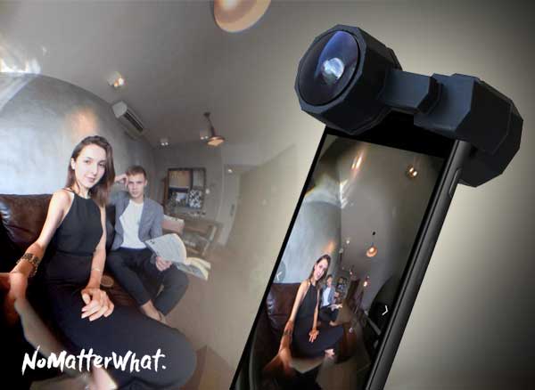 NoMatterWhat Lentille 360 iPhone