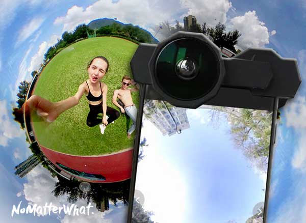 NoMatterWhat Lentille 360 iPhone