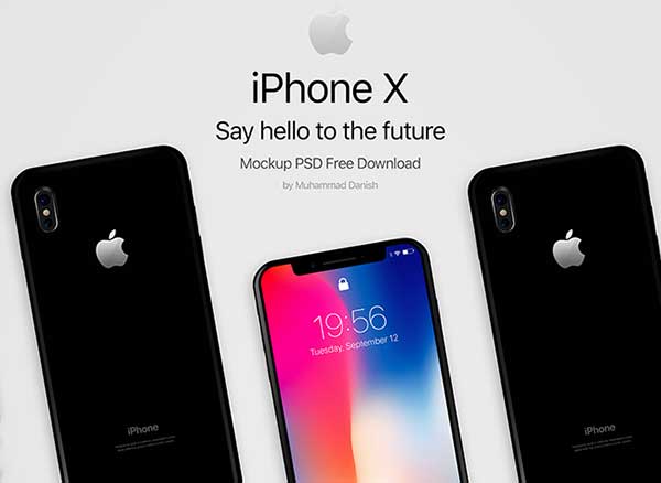 Maquettes Mockups iPhone X PSD