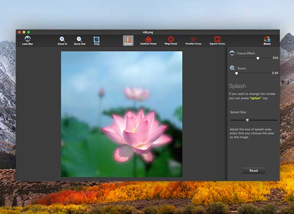 Photo Focus Splash Color Pro Mac