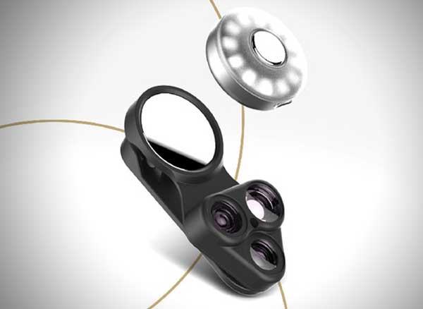 RevolCam iPhone Lentilles Flash Led