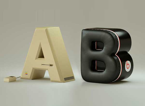 Vinicius Araújo Alphabet 3D Apple Beats