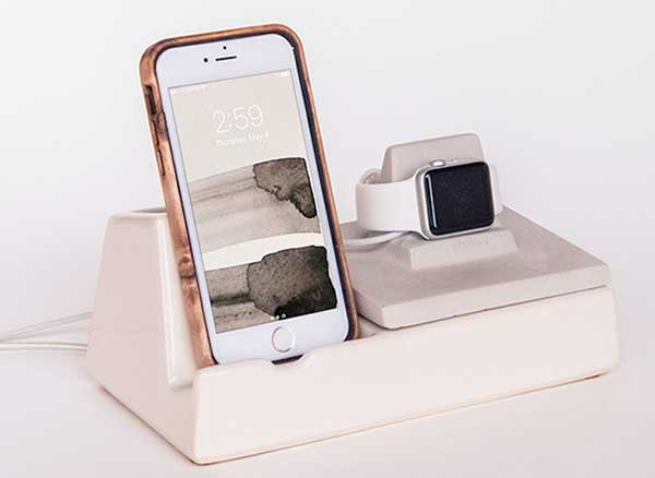 dock ceramique porcelaine iphone ipad apple watch