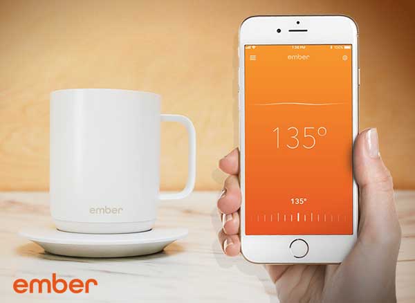 ember mug control connecte iphone apple watch