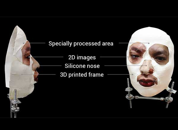 hack face id iphone x masque