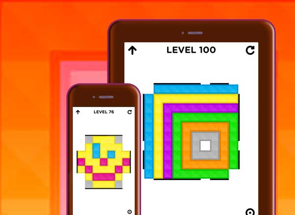 Jeu Flat Cubes iPhone iPad