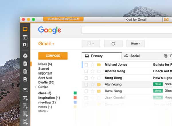 Kiwi for Gmail Mac