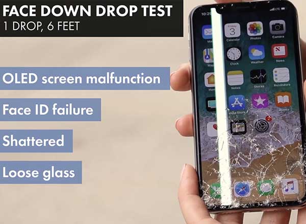 squaretrade iphone x tests resistance