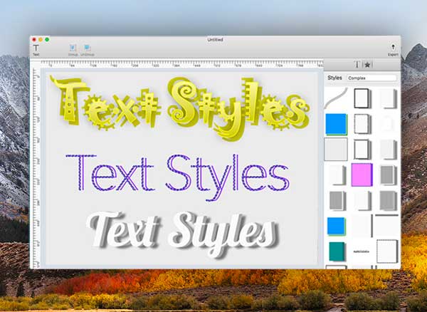 Text Styles Mac