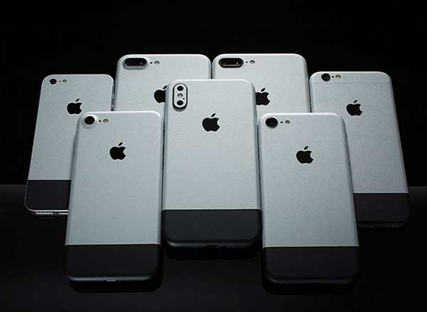apple anniversary skin iphone autocollants x 2g
