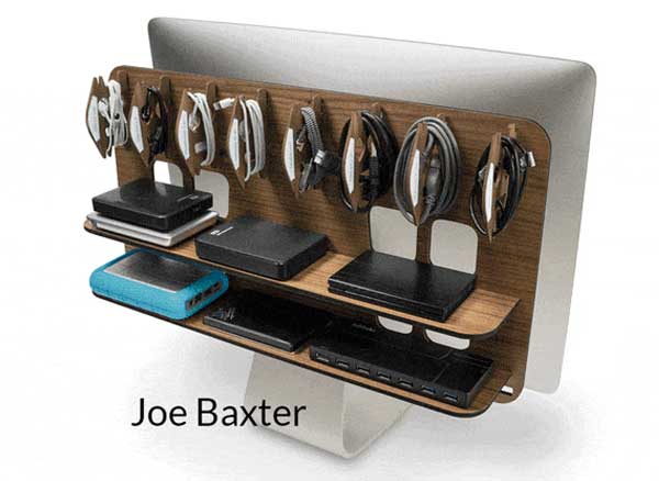 baxters rangement imac etagere modulable pied socle