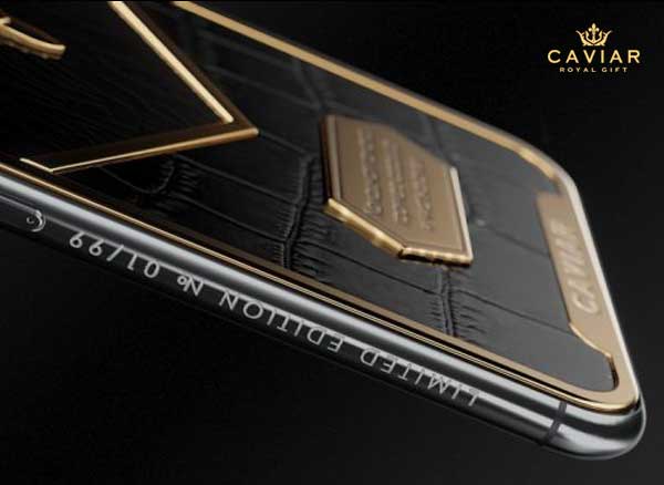 caviar iphone x luxe or fsb edition limitee