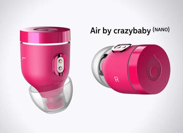 crazybaby air nano ecouteurs bluetooth iphone android
