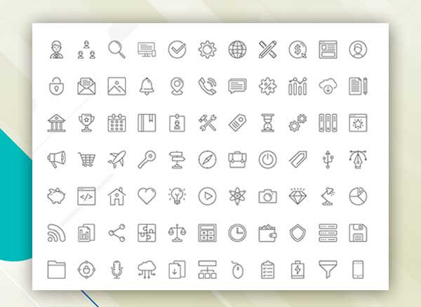 icones minimalistes hd vectoriel png