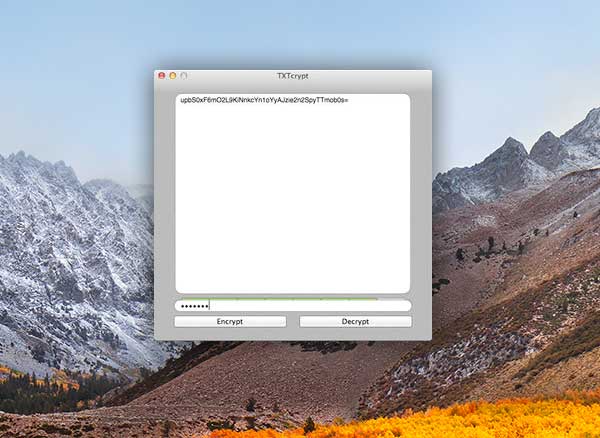 TXTcrypt Mac