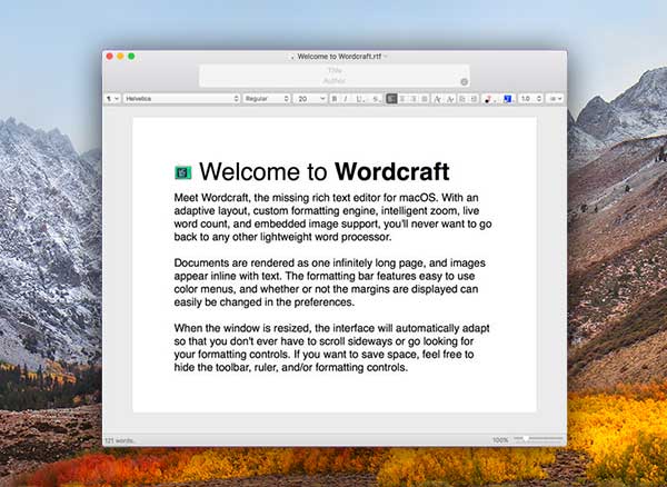 Wordcraft Mac