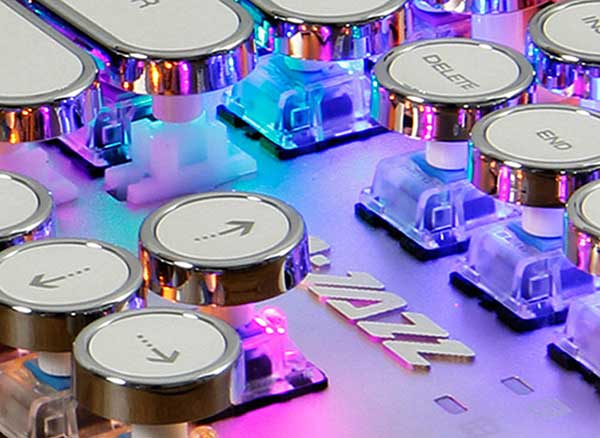 Clavier Retro Lampes LED