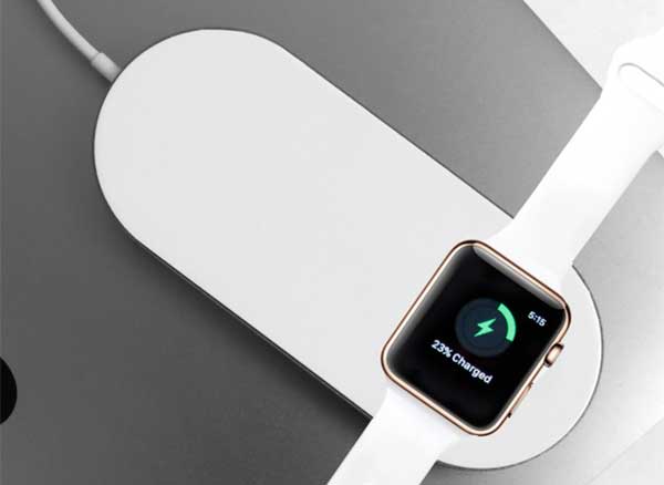 contrefacon chargeur airpower mini sans fil clone