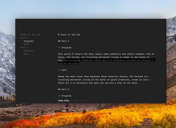 left macos mac gratuit 2 - Left Mac : Traitement de Texte Minimaliste avec Markdowns (gratuit)