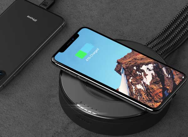 nomad hub chargeur-induction iphone x 8 sans fil
