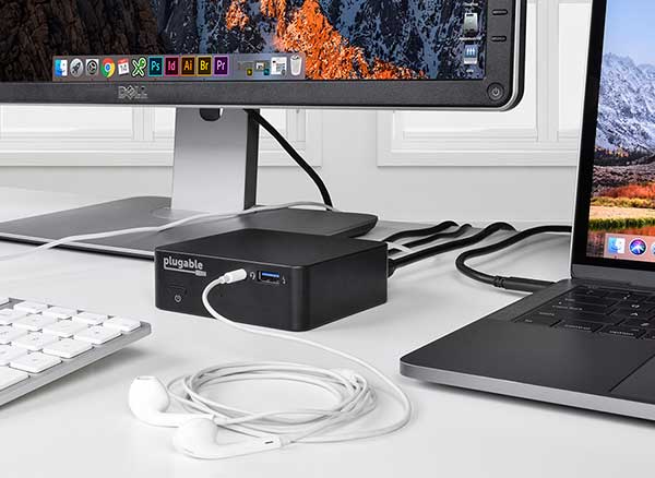 UD-CAM USB-C Plugable Hub MacBook