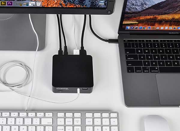 UD-CAM USB-C Plugable Hub MacBook
