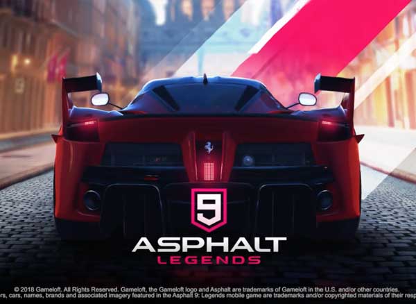 Jeu Asphalt 9 Legends iPhone iPad