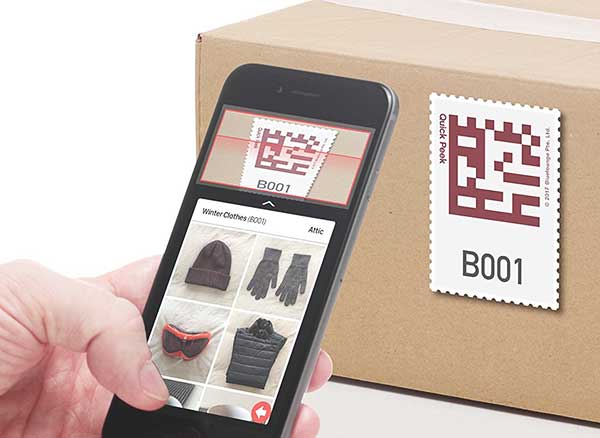 bluelounge quick peek etiquettes qr iphone