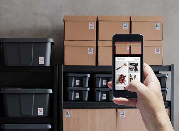 bluelounge quick peek etiquettes qr iphone