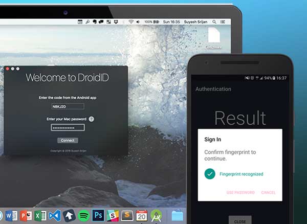 DroidID Mac Android Smartphone