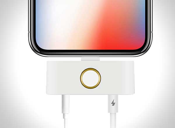 adapatateur bouton accueil prise jack iphone x