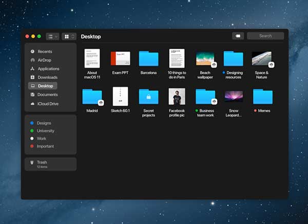 Concept macOS 11
