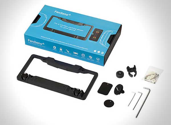 fensens aide stationnement support connecte iphone